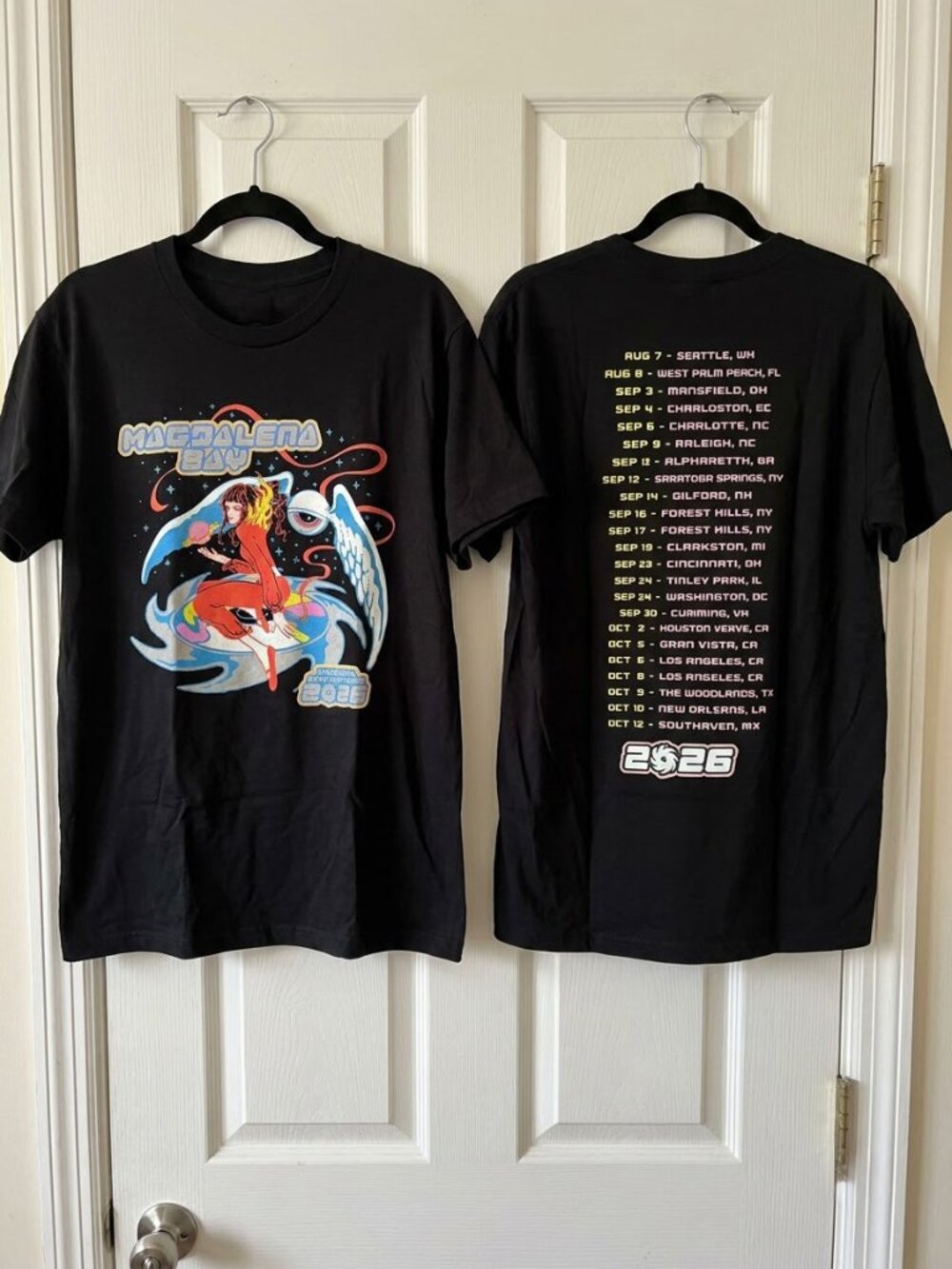 Magdalena Bay Merch Angel Imaginal Mystery Tour 2026 Reprint T-Shirt